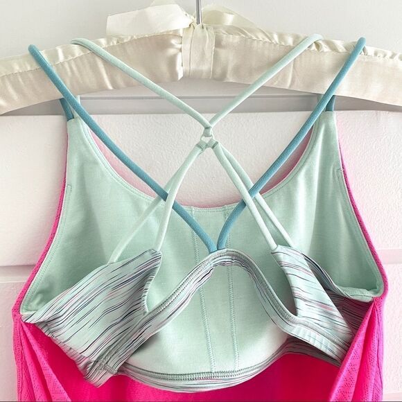 Ivivva Tank Top Lot Double Dutch & Twist Back With Built In Bras Like New 12 - Picture 8 of 10